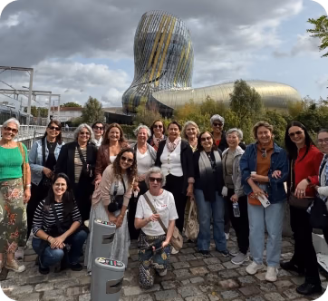 Alunos em Bordeaux